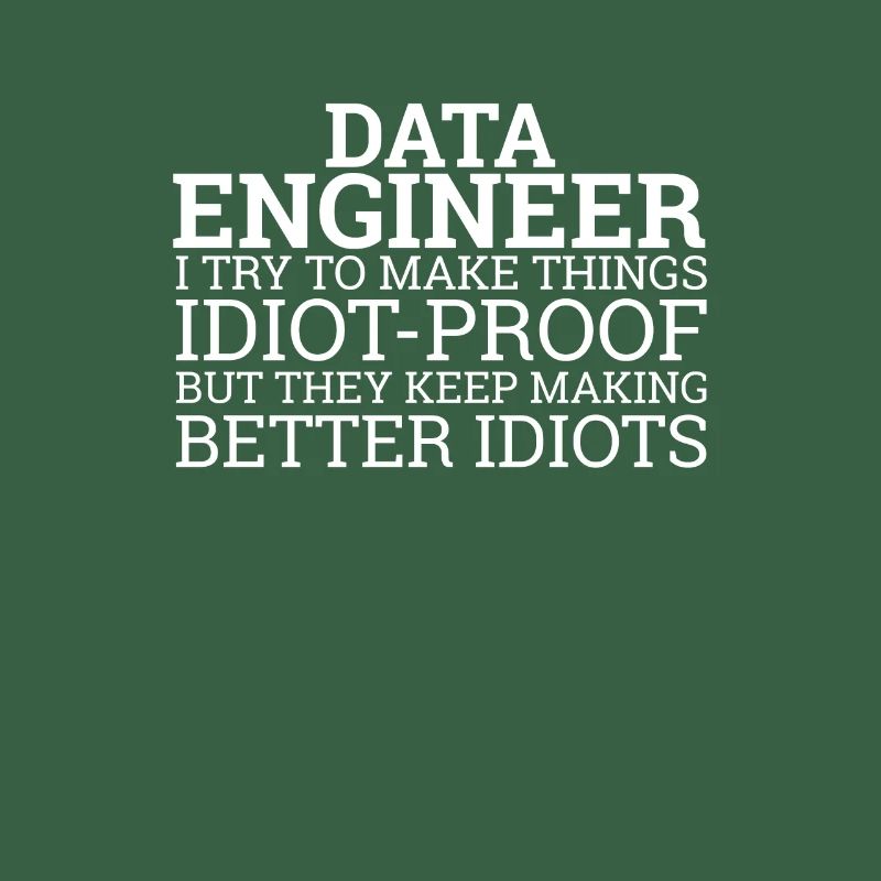 "Data Engineer Idiot | Data Scientist"