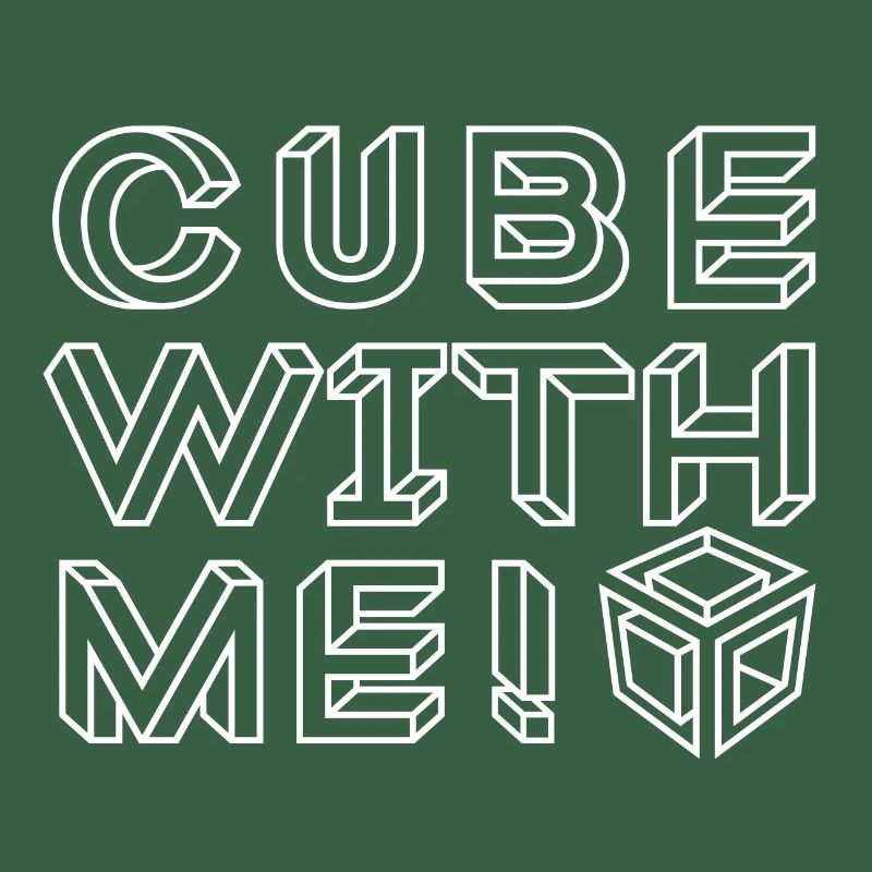 WÜRFEL MIT MIR. Cubing-Cube-Cuber-Speedcubing