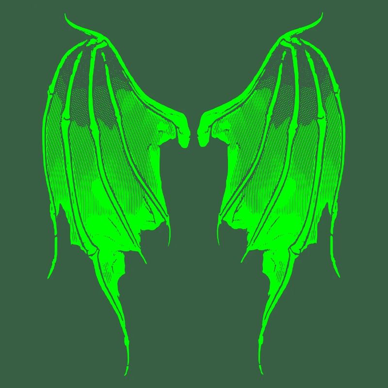 2reborn Devilwings Wings Devil Demon Wings green
