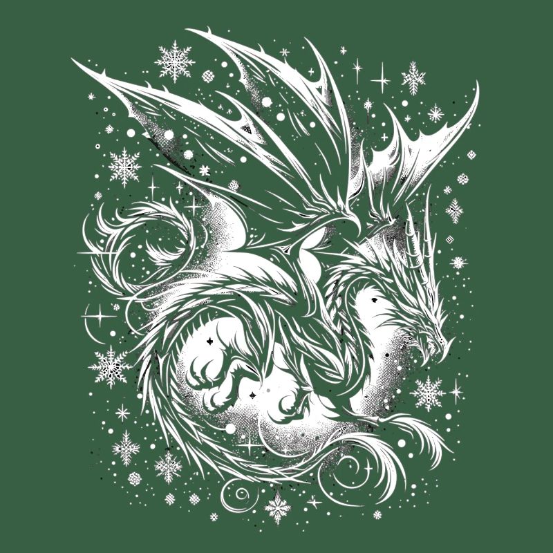 Gothic Eisdrache Mystik