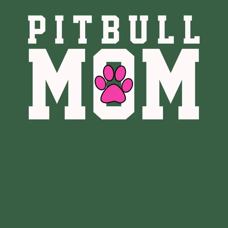 Conception de mère pitbull pour sauvage et aimant