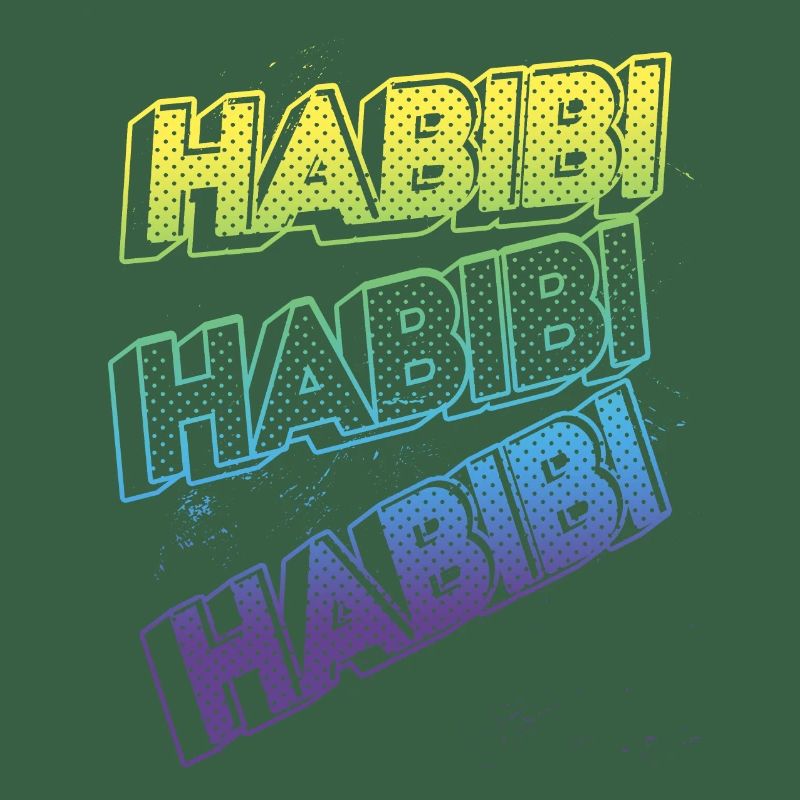3D Text Effect - Habibi