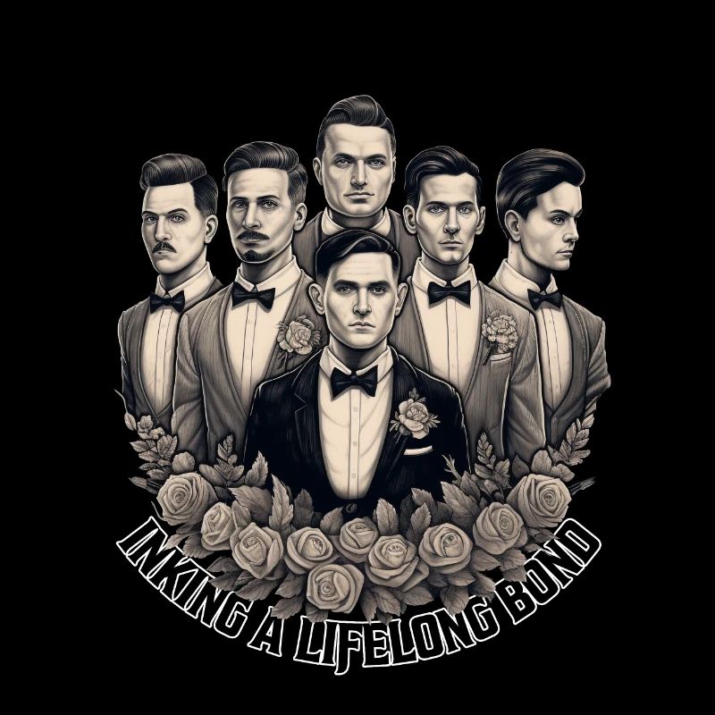 Eine lebenslange Bindung einfärben. eingefärbter Bräutigam