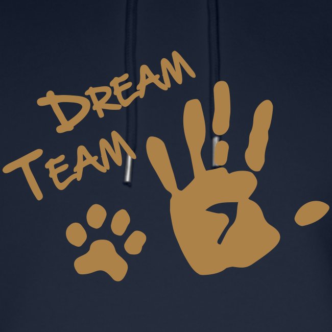 Dream Team Hand Hundpfote - Unisex Bio-Hoodie von Stanley & Stella