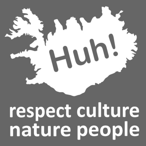 HUH! Iceland / Respect (Full Donation) - Stanley/Stella Unisex Bio-Hoodie