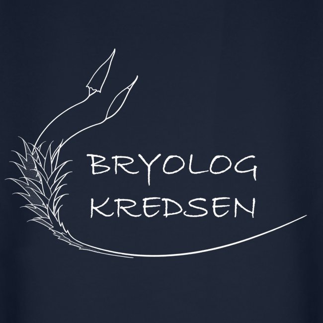 Bryologkredsen - hvidt logo