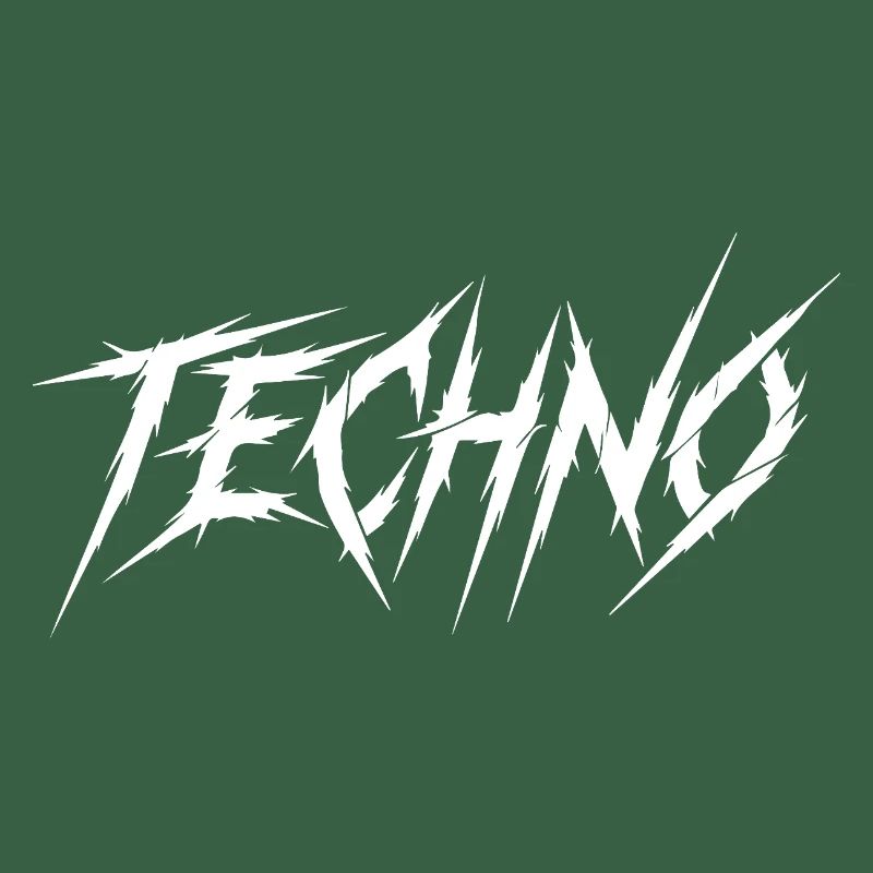 Sharp Techno Typeface