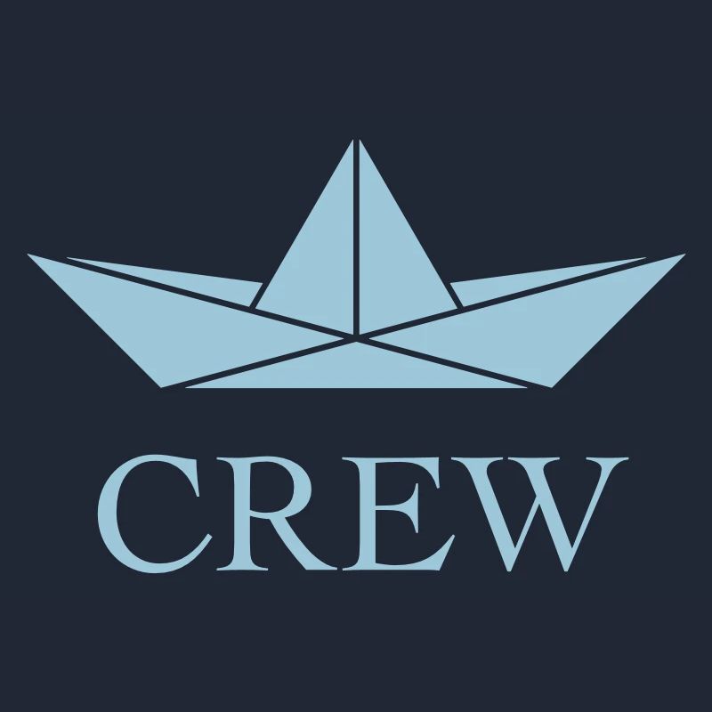 Crew (Crew Complement Paper Boat Paper Ship / Sky)