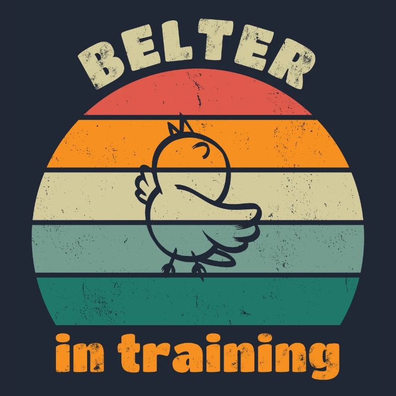 Belter in training - retro light distressed