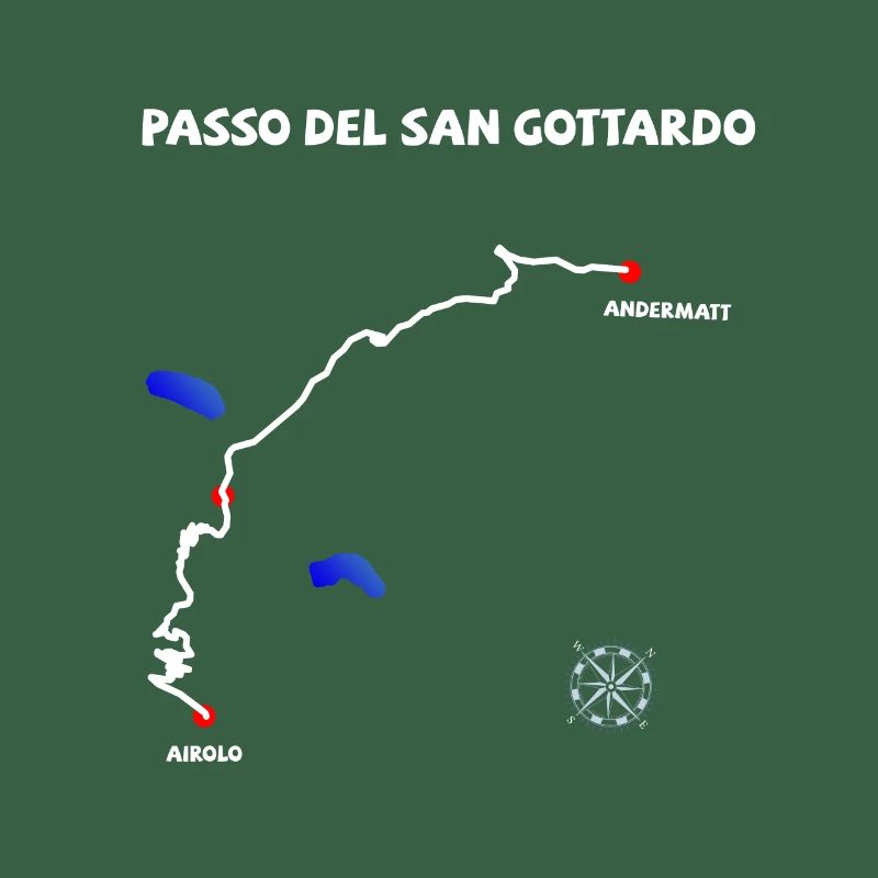 Gotthard Pass Passo del San Gottardo Serpentine
