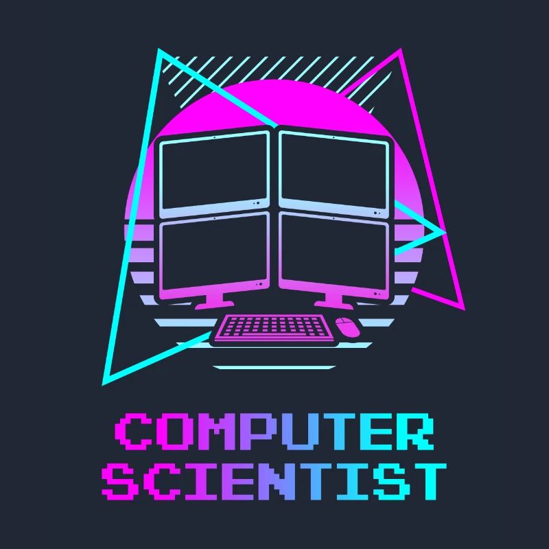 Retro Computer Scientist Information