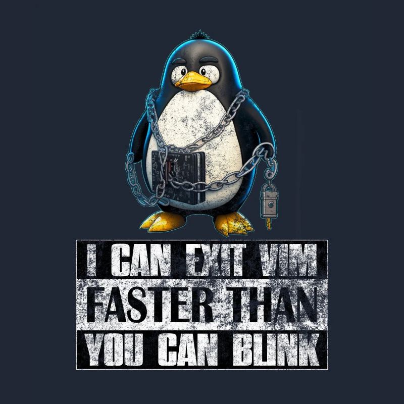 I Can Exit VIM Faster Than You Can Blink Linux