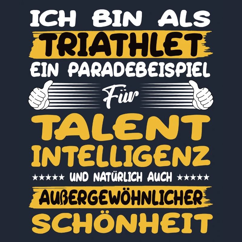 Triathlet ein Paradebeispiel Triathlet