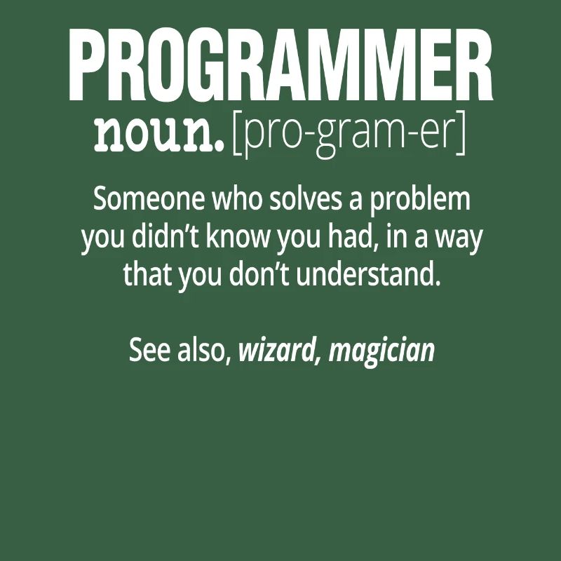 Programmer Noun Funny Software Engineer Coder