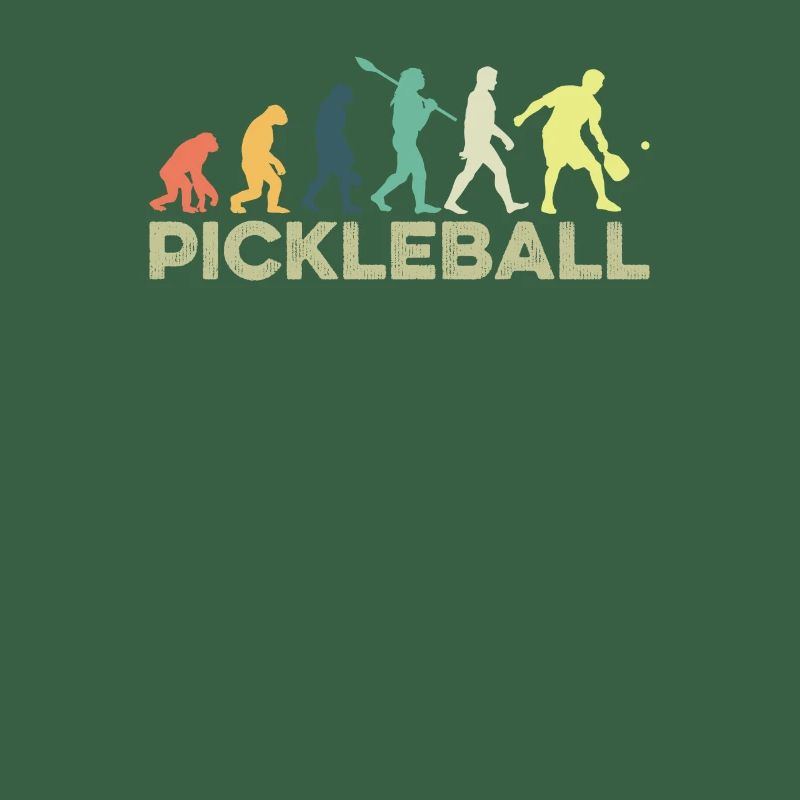 Drôle d’évolution Paddle Pickleball Player Dink Fun