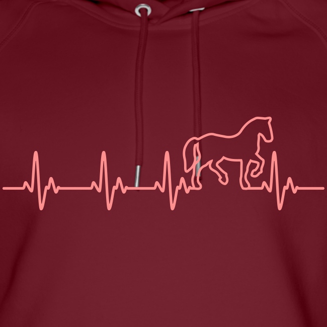 Vorschau: Horse Heartbeat - Unisex Bio-Hoodie von Stanley & Stella