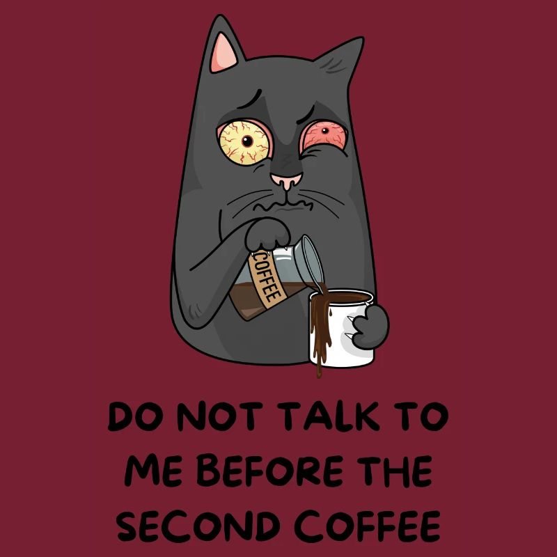 Nicht ansprechen vor dem zweiten Kaffee