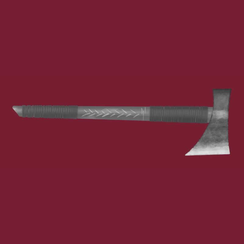 Axe for forest adventures.