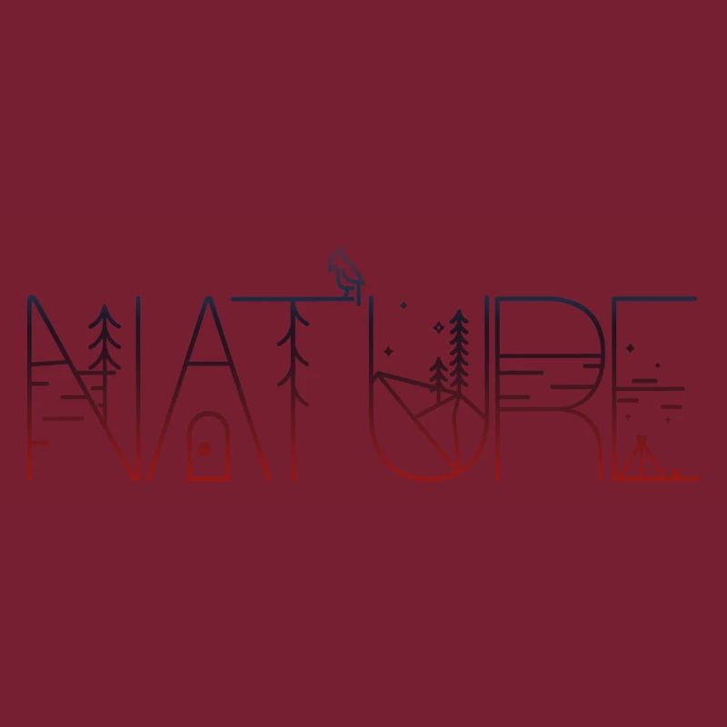Conception créative de la nature