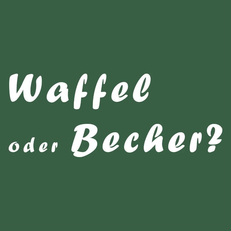 Eisdiele - Waffel oder Becher für's Eis
