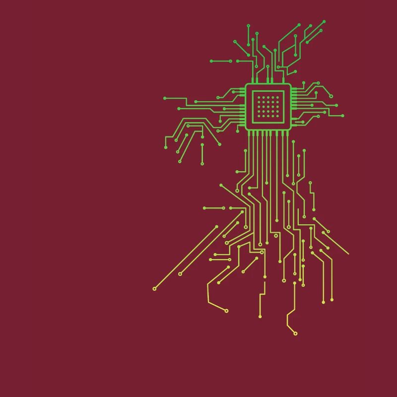 PCB circuit boards layout CPU heart computer admin nerd