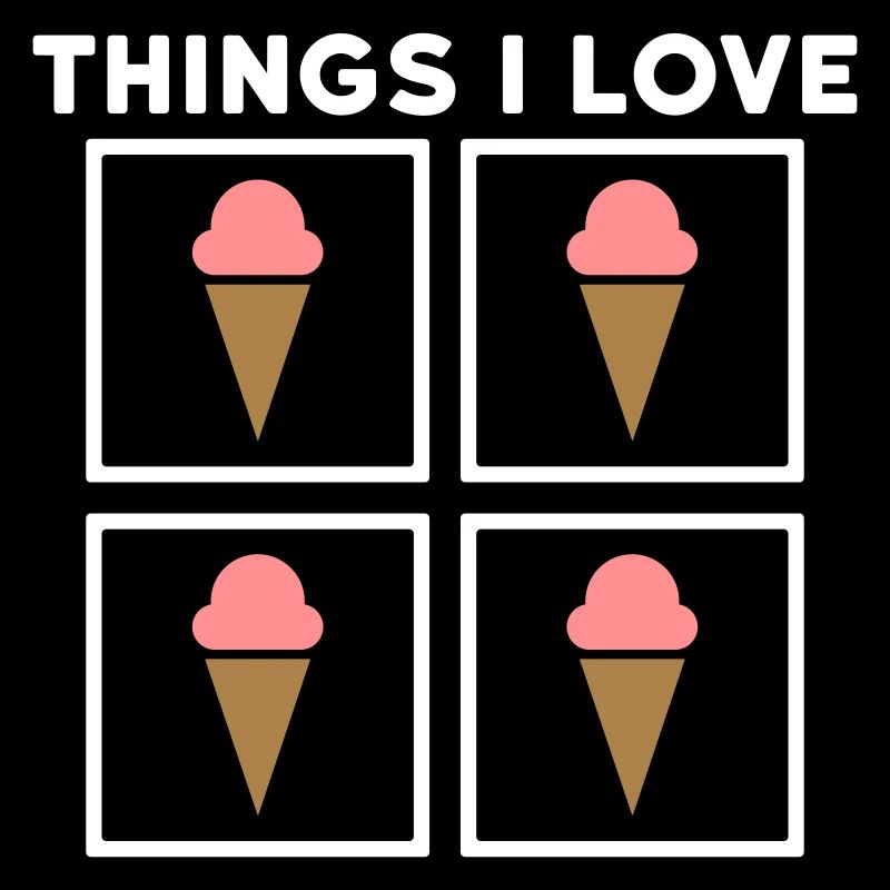 Choses que j’aime (crème glacée)