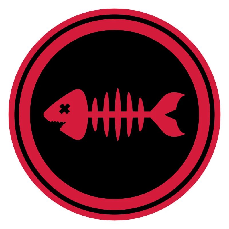 Os d’os symbole de poisson