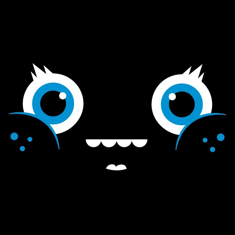 Funny & Cute Kawaii Comic Face / Smiley