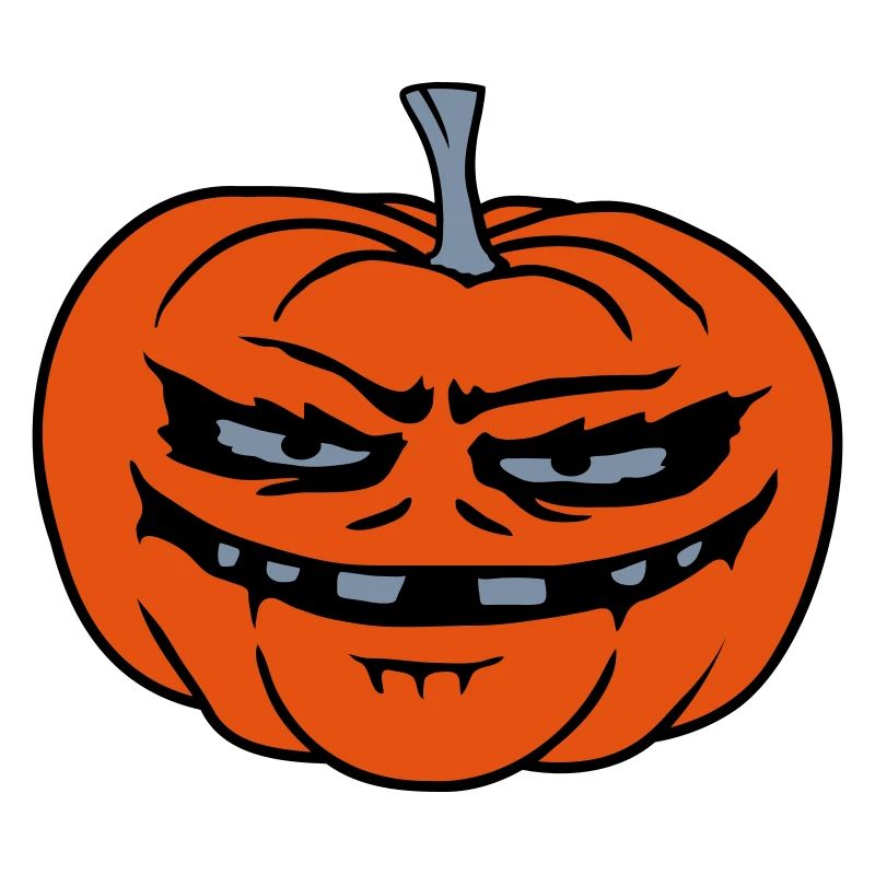 Evil Pumpkin Comic Halloween