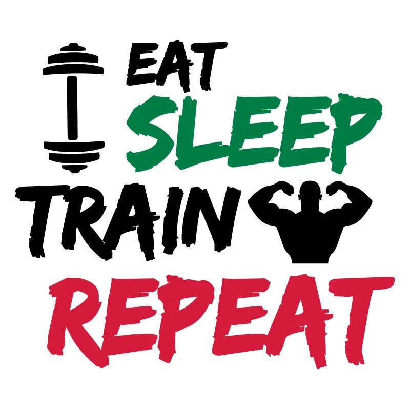 manger dormir train répéter