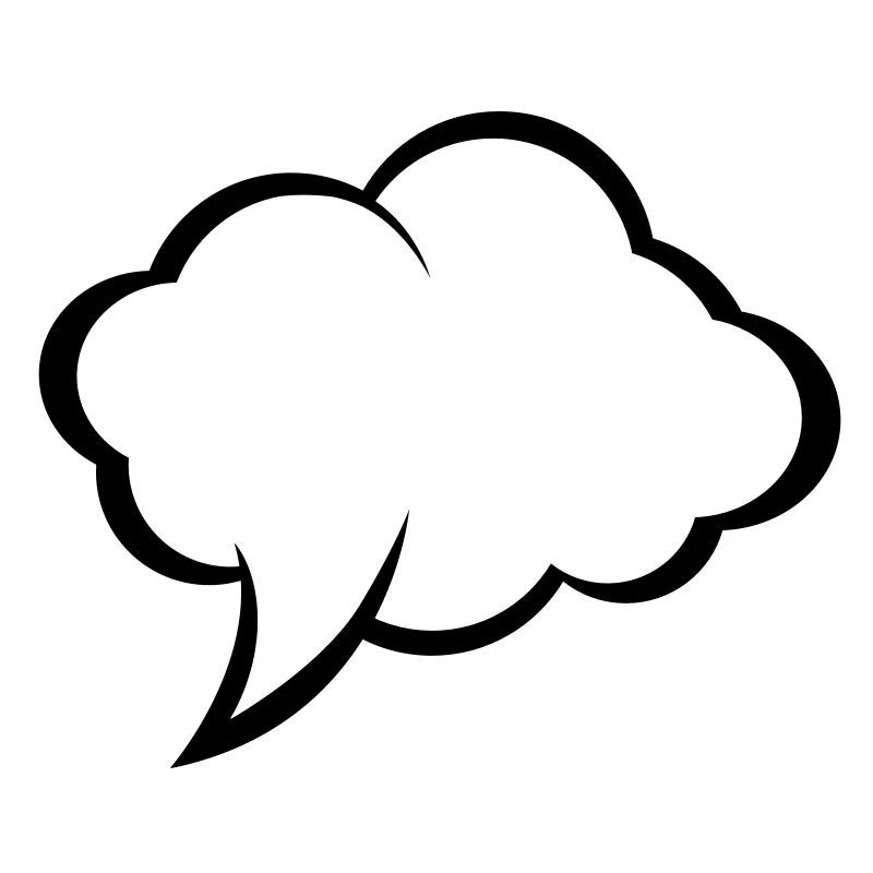 Comic speech bubble
