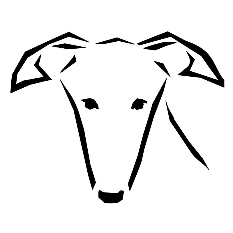 Greyhound head