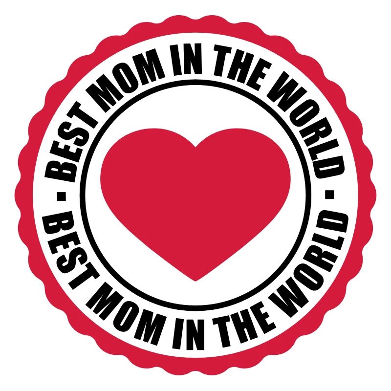 sticker sticker button circle round heart love mam