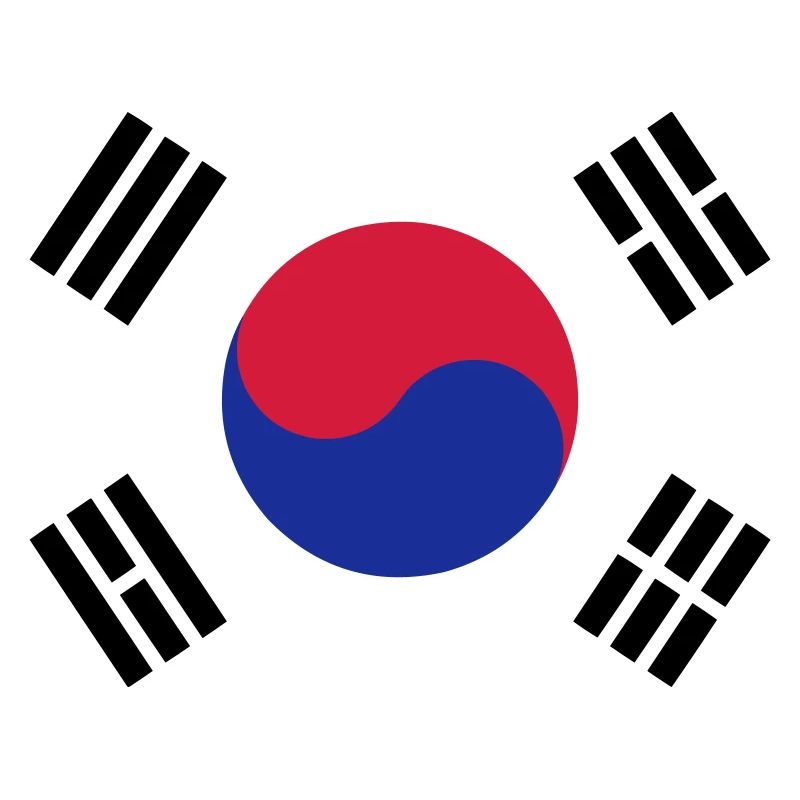 Drapeau Corée du sud / South Korean flag