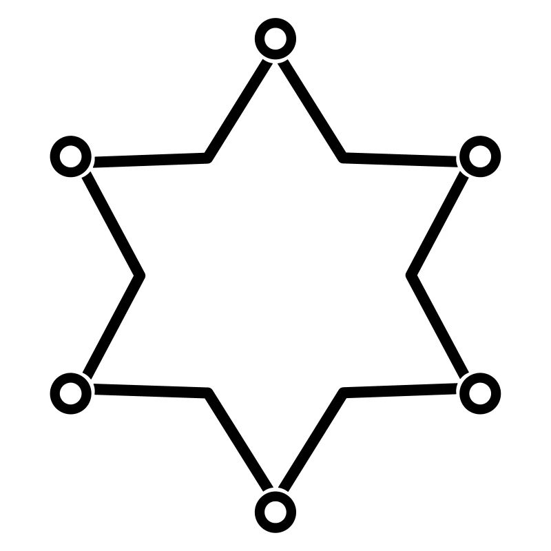 Sheriff star frame