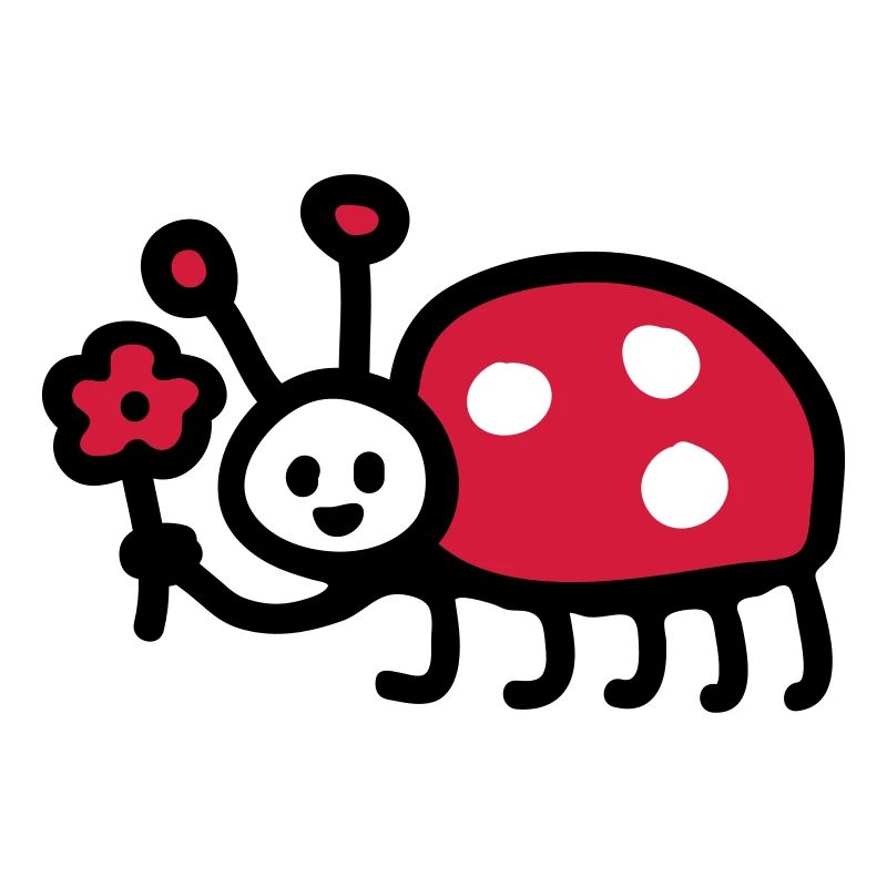 Ladybug - Flower 3