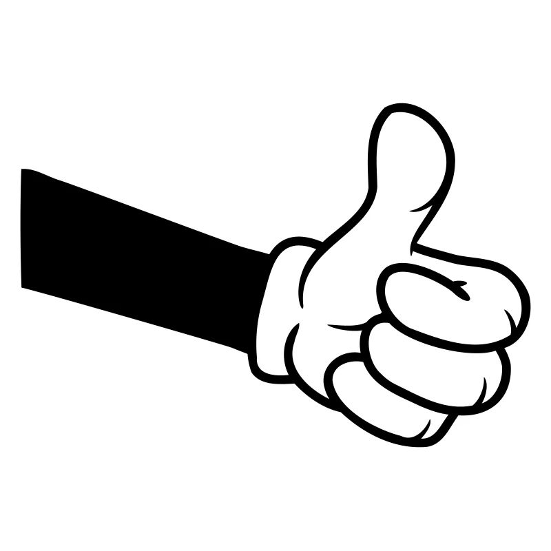 Confirm OK Comic Hand