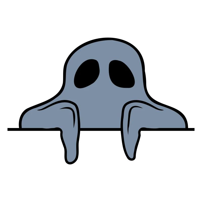 Ghost Behind Wall Comic