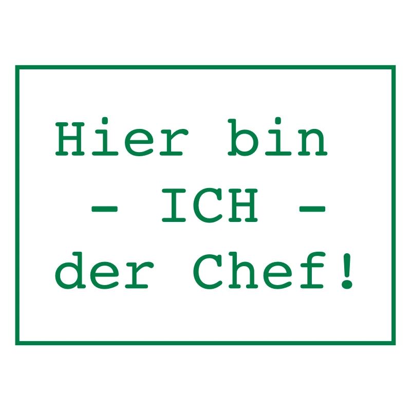 Hier bin ICH der Chef!