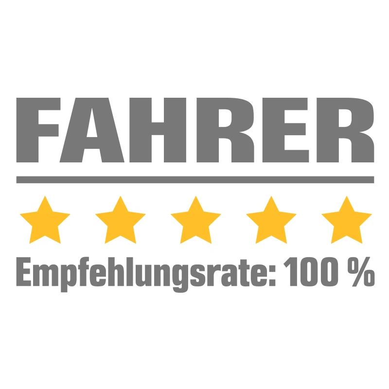 Recommandé à 100 pour cent - conducteur