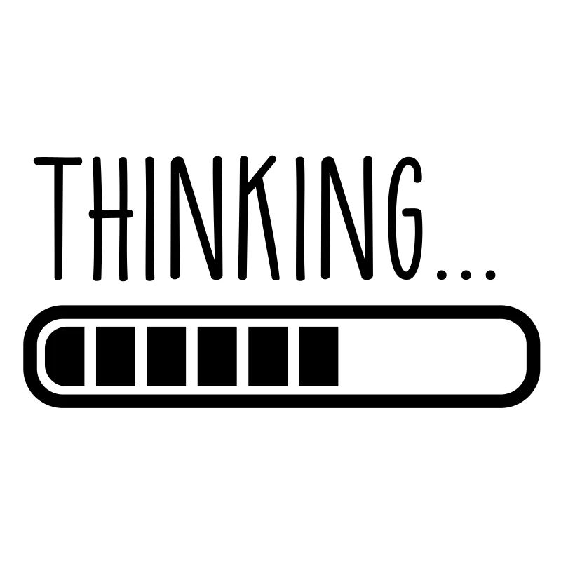 loading laden thinking denken