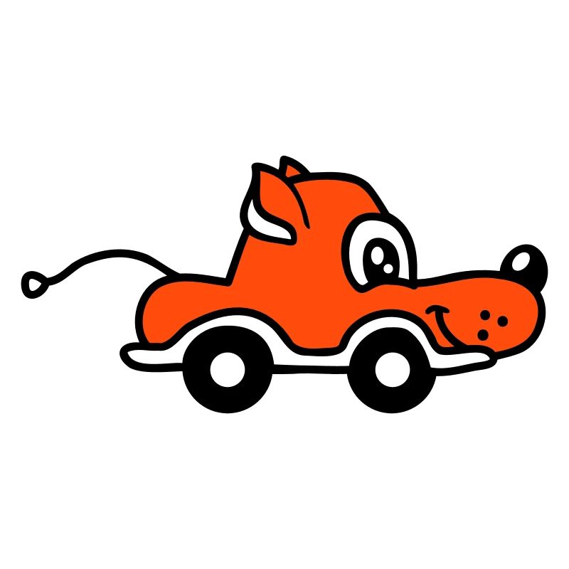 Dog Car Toy Remote Controlled Driving Wheels Cute