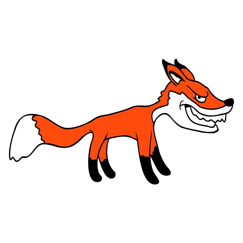 Fuchs Böser Blick Gefährlich Rotfuchs Wildes Tier