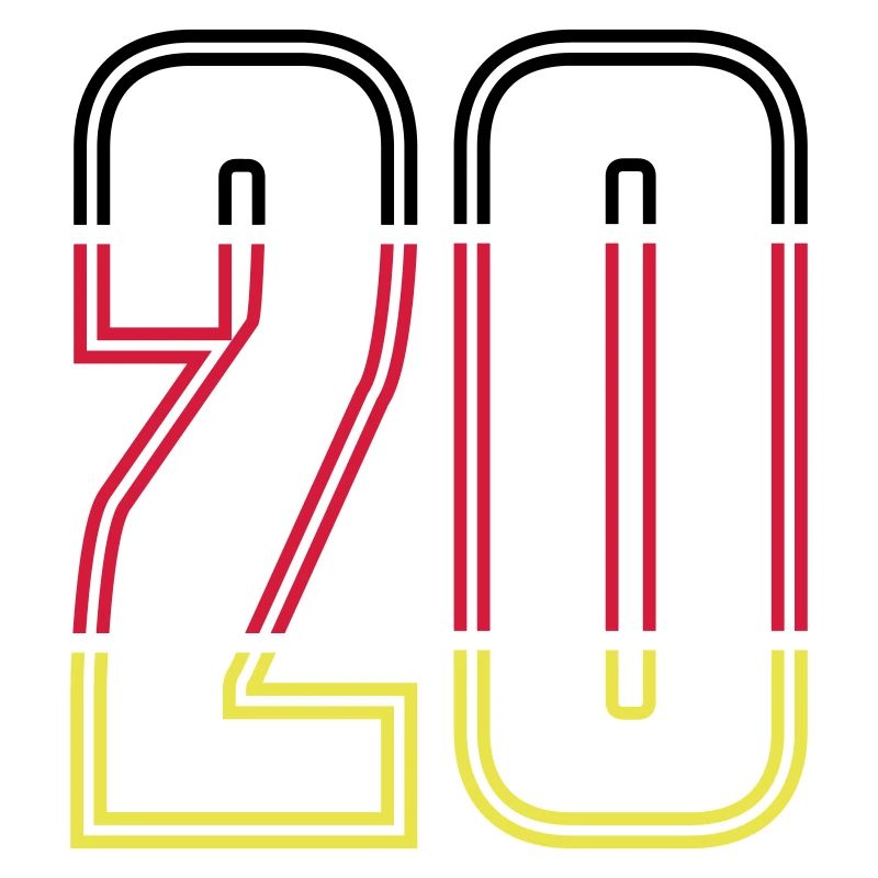 20 symbole de chiffres Allemagne