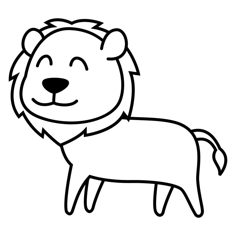 Lion Comic Animal