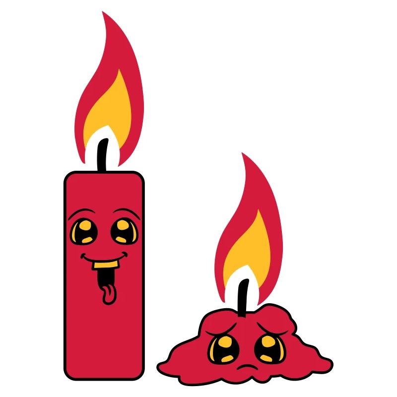 2 candles team couple funny sad burned down comic