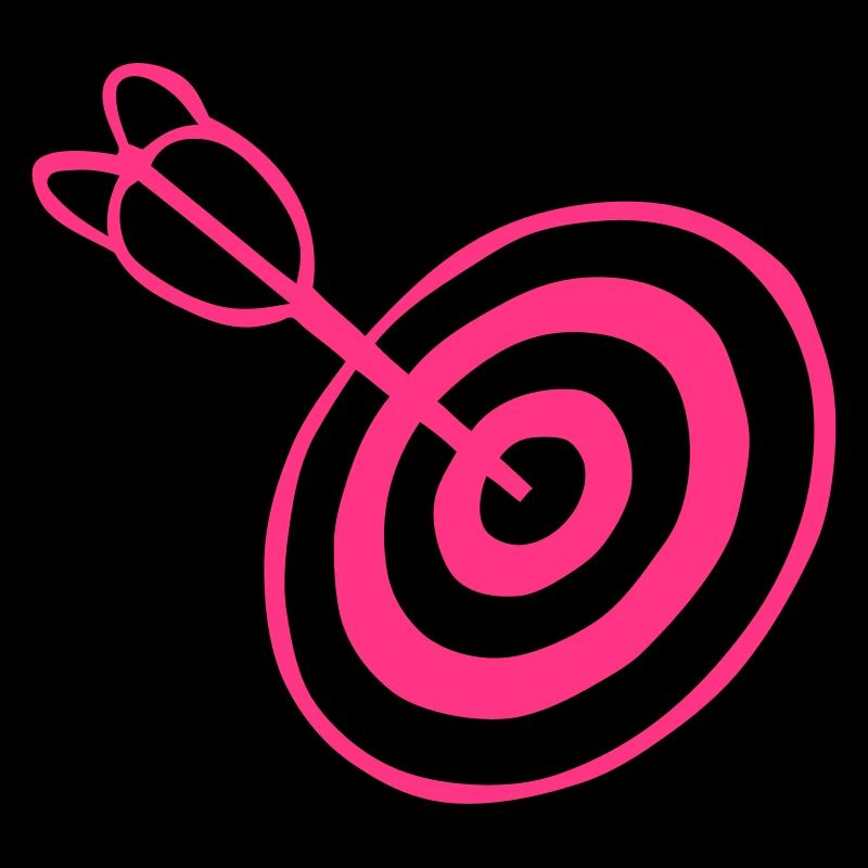 cible fleche flechette mille centre