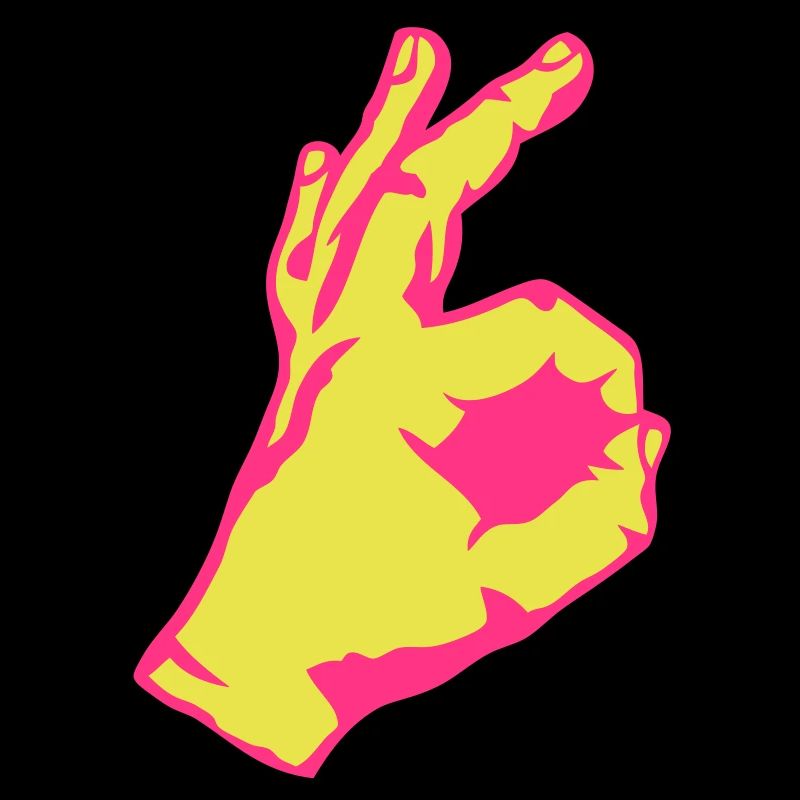 impeccable valid symbol finger hand sign