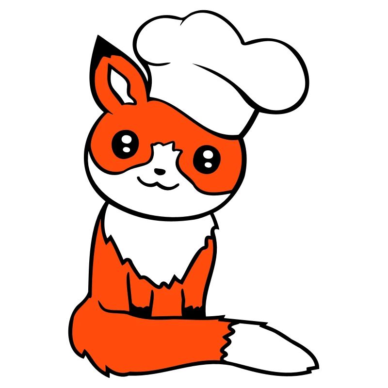 Fox Chef's Hat Chef Cooking Restaurant Kitchen