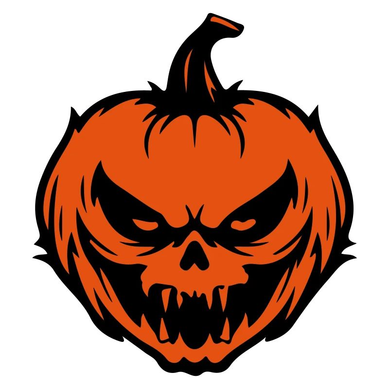 Grimace de citrouille Halloween